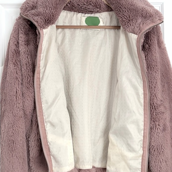 Anthropologie Plush Faux Fur Jacket Size M - Picture 5 of 6